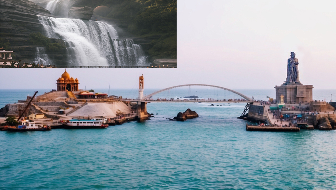 Kanyakumari/Courtallam: 2N/3D
